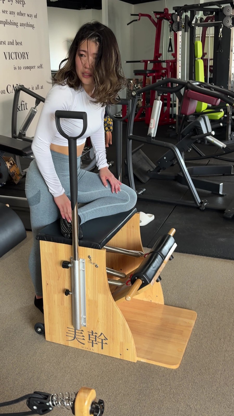 &PILATESのパーソナルピラティスの様子